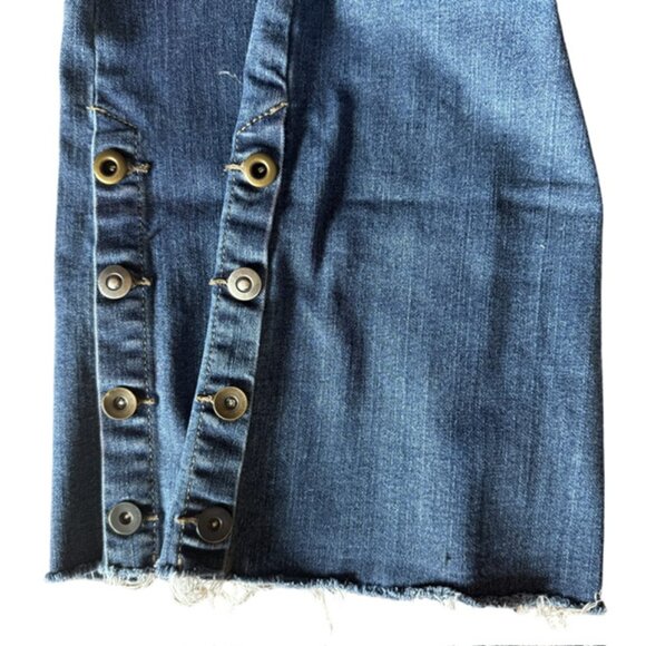 KUT FROM THE KLOTHπ Kelsey Mid-Rise Slim Bootcut Jeans π Raw Hem + Button Deta - Picture 16 of 16